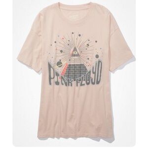 New aerie Pink Floyd tshirt size XS/S oversized fit